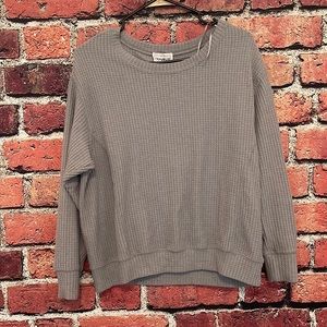 For the Republic Light Gray Sweater